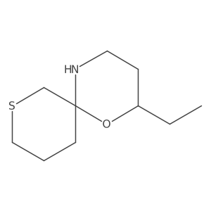 2-Ethyl-1-oxa-8-thia-5-azaspiro[5.5]undecane结构式