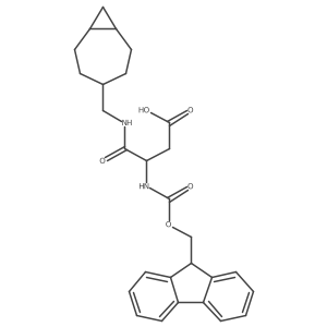 3-[({bicyclo[5.1.0]octan-4-yl}methyl)carbamoyl]-3-({[(9H-fluoren-9-yl)methoxy]carbonyl}amino)propanoic acid结构式