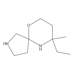9-Ethyl-9-methyl-6-oxa-2,10-diazaspiro[4.5]decane Structure