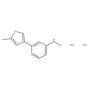 N-methyl-3-(2-methyl-1,3-thiazol-4-yl)aniline dihydrochloride Structure