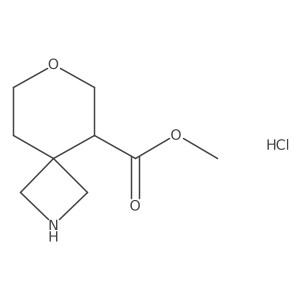 Methyl 7-Oxa-2-Azaspiro[3.5]Nonane-5-Carboxylate Hydrochloride结构式