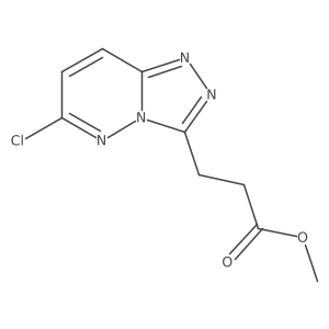 Methyl 3-{6-chloro-[1,2,4]triazolo[4,3-b]pyridazin-3-yl}propanoate结构式