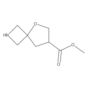 Methyl 5-oxa-2-azaspiro[3.4]octane-7-carboxylate结构式