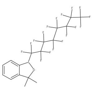 1-(Perfluorooctyl)-3,3-dimethyl-1,2-benziodoxole Structure