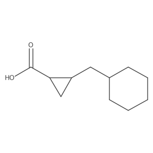 rac-(1R,2R)-2-(cyclohexylmethyl)cyclopropane-1-carboxylic acid结构式