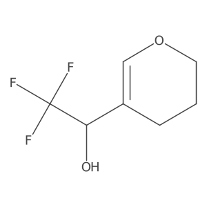(1R)-1-(3,4-dihydro-2H-pyran-5-yl)-2,2,2-trifluoroethan-1-ol Structure