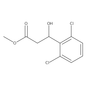 methyl (3S)-3-(2,6-dichlorophenyl)-3-hydroxypropanoate Structure