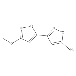 3-(3-Methoxy-1,2-oxazol-5-yl)-1,2-oxazol-5-amine Structure