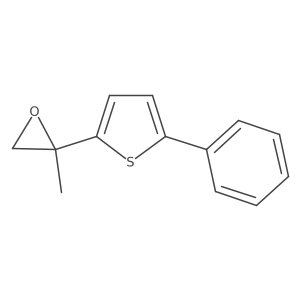 2-Methyl-2-(5-phenylthiophen-2-yl)oxirane结构式