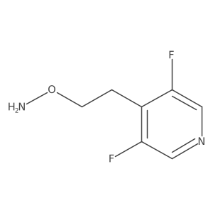 O-[2-(3,5-difluoropyridin-4-yl)ethyl]hydroxylamine Structure