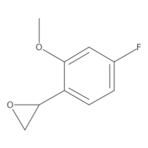 2-(4-Fluoro-2-methoxyphenyl)oxirane Structure