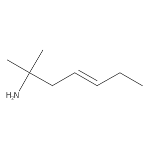 2-Methylhept-4-en-2-amine结构式