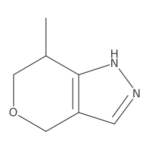 7-Methyl-2,4,6,7-tetrahydropyrano[4,3-c]pyrazole Structure