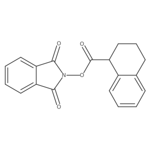 1,3-Dioxoisoindolin-2-yl 1,2,3,4-tetrahydronaphthalene-1-carboxylate结构式