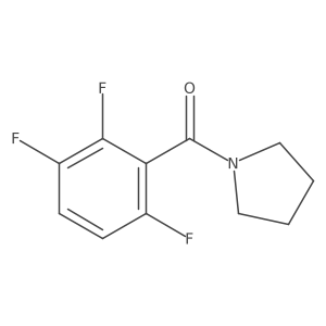 Pyrrolidin-1-yl(2,3,6-trifluorophenyl)methanone结构式