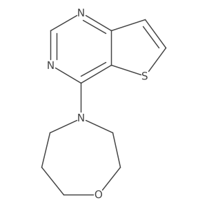 4-(Thieno[3,2-d]pyrimidin-4-yl)-1,4-oxazepane Structure