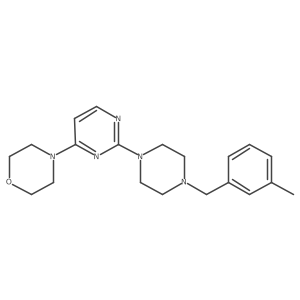 4-(2-{4-[(3-Methylphenyl)methyl]piperazin-1-yl}pyrimidin-4-yl)morpholine Structure