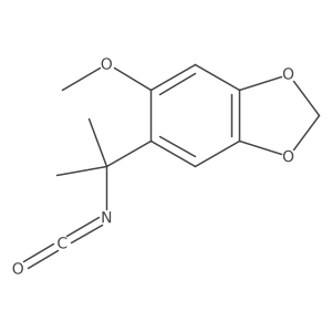 5-(2-Isocyanatopropan-2-yl)-6-methoxy-1,3-dioxaindane结构式