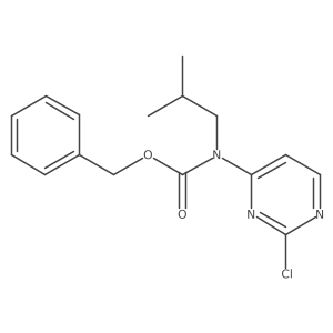 benzyl N-(2-chloropyrimidin-4-yl)-N-(2-methylpropyl)carbamate结构式
