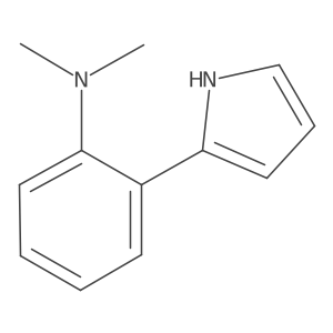 N,N-dimethyl-2-(1H-pyrrol-2-yl)aniline结构式