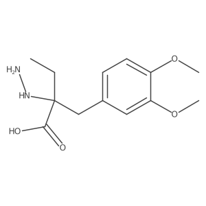 (I+/-S)-I+/--Ethyl-I+/--hydrazinyl-3,4-dimethoxybenzenepropanoic acid结构式