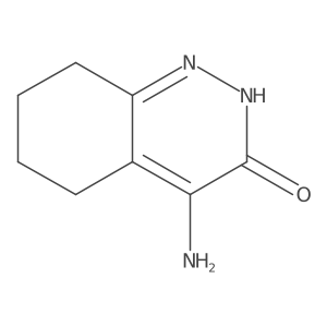 4-Amino-5,6,7,8-tetrahydro-3(2H)-cinnolinone结构式