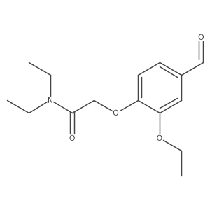 2-(2-ethoxy-4-formylphenoxy)-N,N-diethylacetamide Structure
