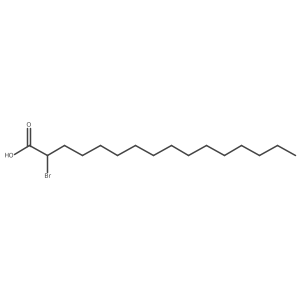 (2R)-2-Bromohexadecanoic-9,10-t2 acid Structure