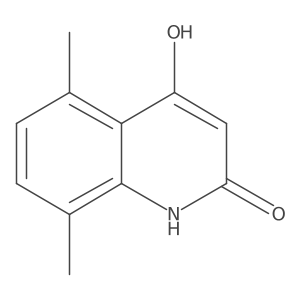 4-Hydroxy-5,8-dimethyl-carbostyril结构式