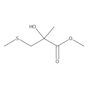 Methyl 2-hydroxy-2-methyl-3-(methylthio)propanoate Structure