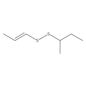 E(R)-2-butyl propenyl disulfide结构式