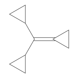 Cyclopropane-d, 2-(dicyclopropylmethylene)- Structure