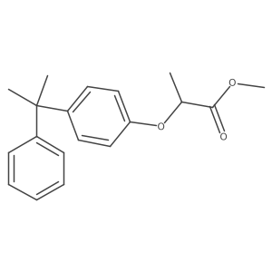 Methyl 2-[4-(2-phenylpropan-2-yl)phenoxy]propanoate Structure