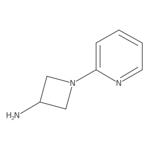 1-Pyridine-2-ylazetidin-3-amine Structure