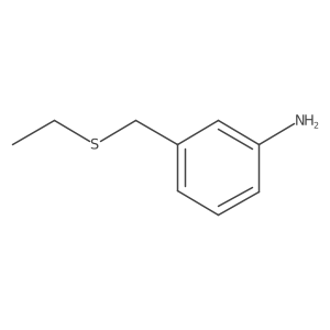 3-[(Ethylsulfanyl)methyl]aniline Structure