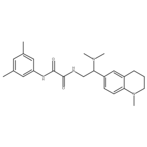 N1-(2-(dimethylamino)-2-(1-methyl-1,2,3,4-tetrahydroquinolin-6-yl)ethyl)-N2-(3,5-dimethylphenyl)oxalamide结构式