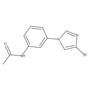 n-[3-(4-Bromo-imidazol-1-yl)-phenyl]-acetamide Structure