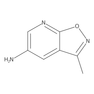 3-Methyl-[1,2]oxazolo[5,4-b]pyridin-5-amine结构式