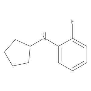 N-cyclopentyl-2-fluoroaniline Structure