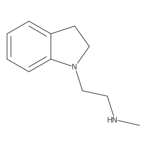 [2-(2,3-dihydro-1H-indol-1-yl)ethyl](methyl)amine Structure