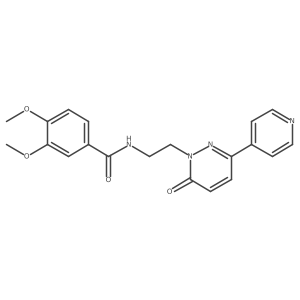 3,4-dimethoxy-N-(2-(6-oxo-3-(pyridin-4-yl)pyridazin-1(6H)-yl)ethyl)benzamide Structure
