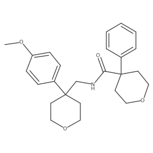 N-{[4-(4-methoxyphenyl)oxan-4-yl]methyl}-4-phenyloxane-4-carboxamide Structure