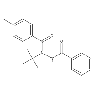 N'-benzoyl-N-tert-butyl-4-methylbenzohydrazide结构式