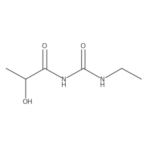 1-Ethyl-3-(2-hydroxypropanoyl)urea Structure