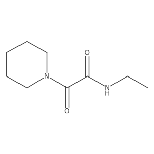 N-Ethyl-I+/--oxo-1-piperidineacetamide Structure