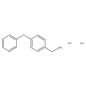 4-(Pyridin-3-yloxy)-benzylamine dihydrochloride结构式