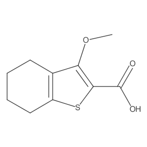 3-Methoxy-4,5,6,7-tetrahydrobenzo[b]thiophene-2-carboxylic acid Structure