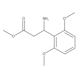 Methyl (R)-3-amino-3-(2,6-dimethoxyphenyl)propanoate Structure
