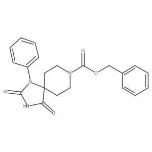 Benzyl 2,4-dioxo-1-phenyl-1,3,8-triazaspiro[4.5]decane-8-carboxylate Structure