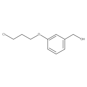 m-(3-Chloropropyloxy)benzyl alcohol Structure